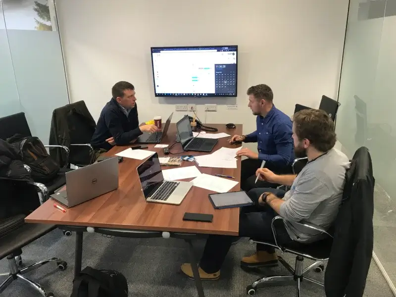Up Level assessors at a standardisation event