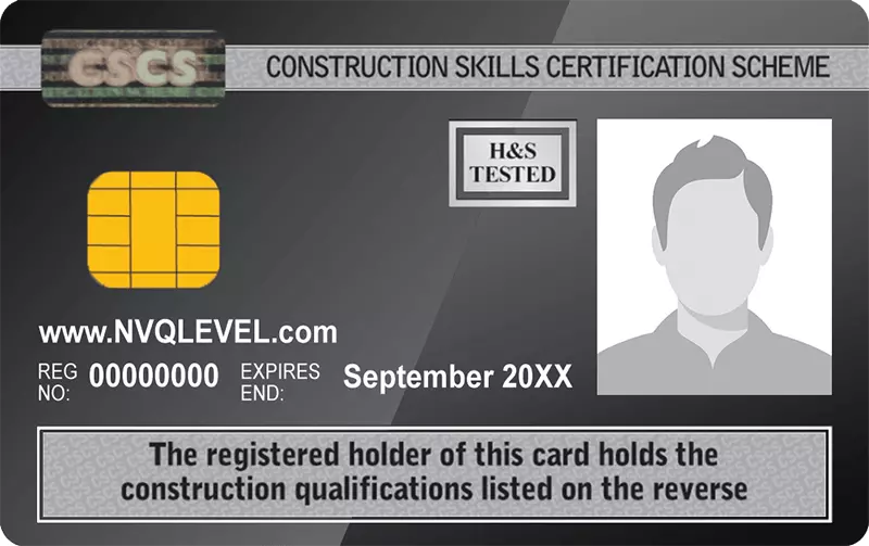Black CSCS card for Construction Managers