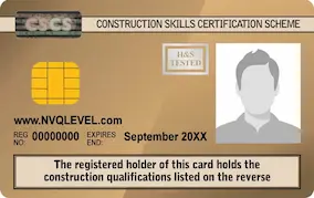 NVQ Level 3 Carpentry & Joinery CSCS card