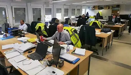Construction Site Management NVQ Level 6 candidate on site