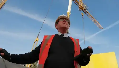 Construction Senior Management NVQ Level 7 candidate on site